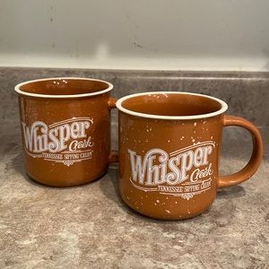 🔥TN SIPPING CREAM WHISPER CREEK COFFE CUPS, SET OF 2🔥